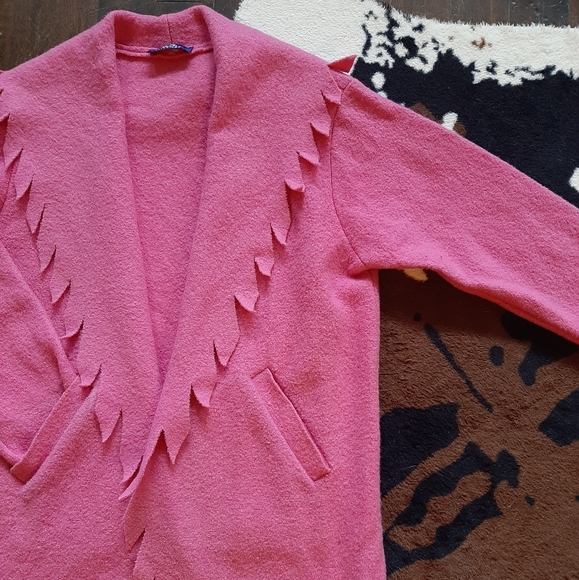PINK feather trench - Picture 2 of 6